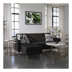 Amelia Marble Effect Nesting Coffee Tables, view 5
