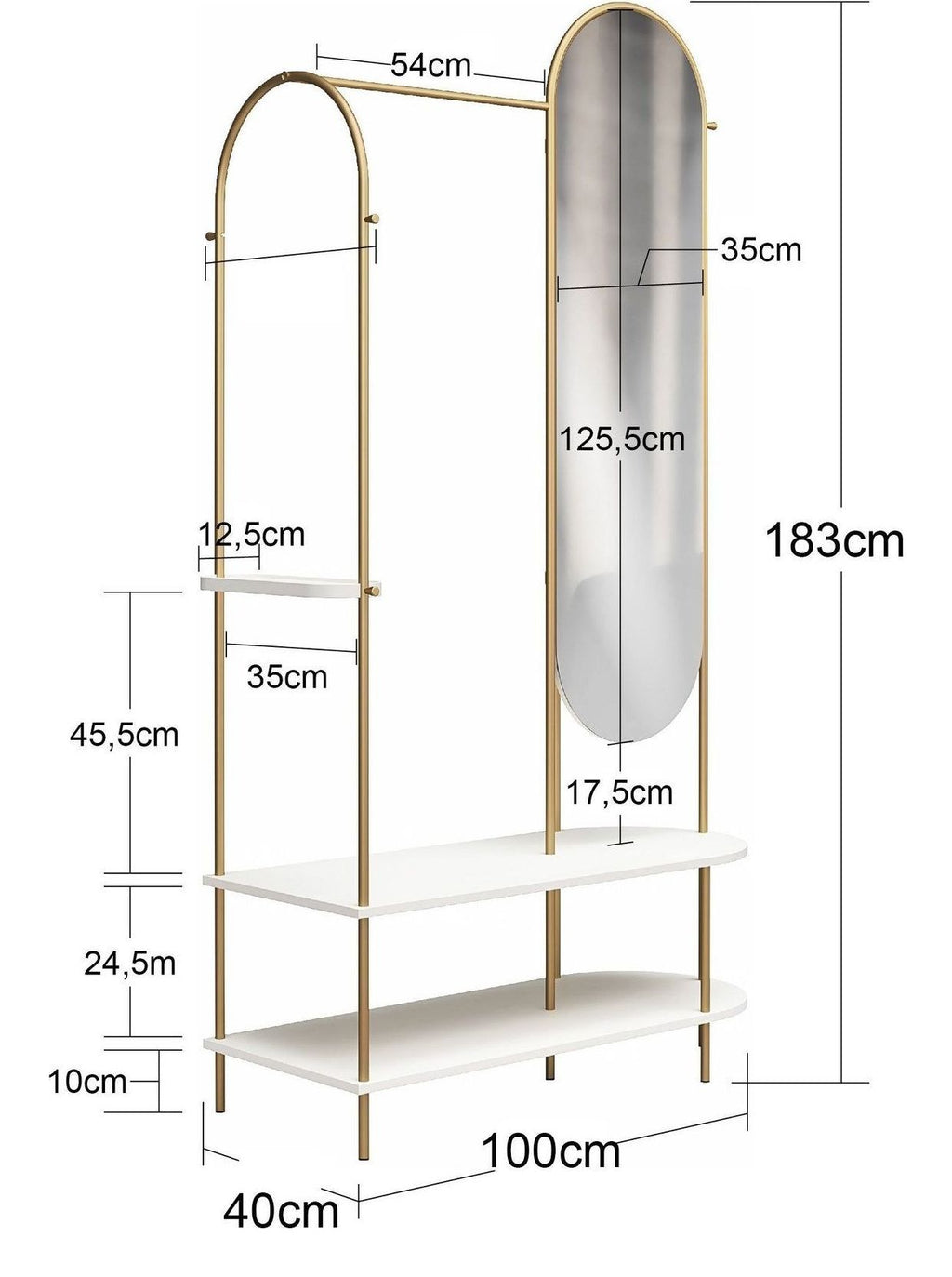Anastasia Valet Stand, view 9