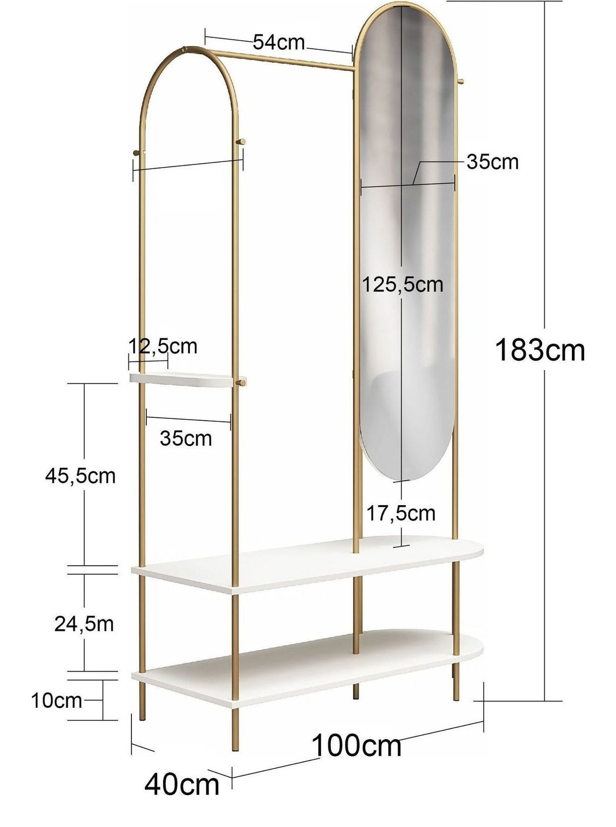 Anastasia Valet Stand, view 9