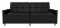 Andora Sprung Sofa Bed Wooden Legs Faux Leather