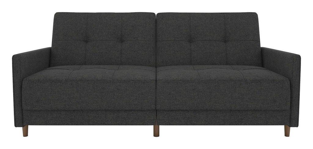 Andora Sprung Sofa Bed Wooden Legs Linen