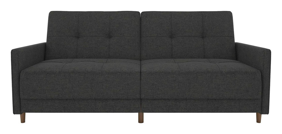 Andora Sprung Sofa Bed Wooden Legs Linen