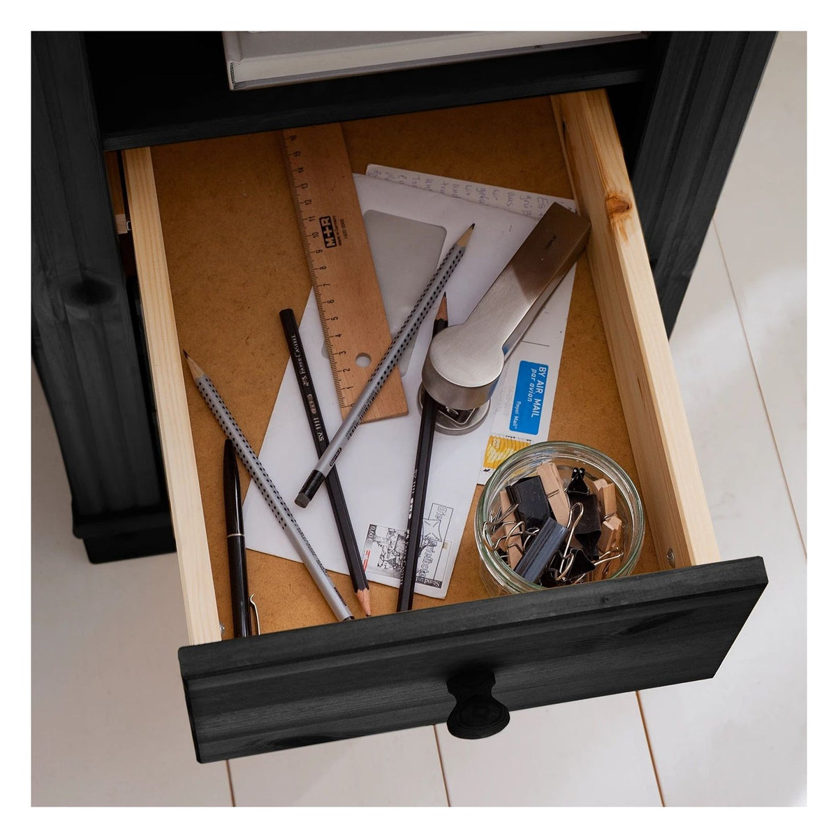 Anita Desk 1 Door 3 Drawer, view 10