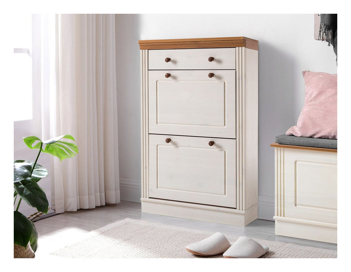 Anita Shoe Cabinet 2 Flap 1 Drawer, view 14
