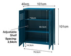 Annie 2 Door Metal Cabinet, view 11
