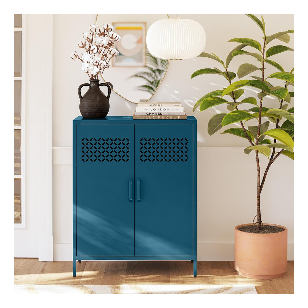 Annie 2 Door Metal Cabinet, view 5