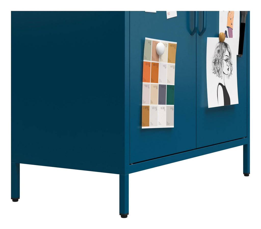 Annie 2 Door Metal Cabinet, view 9