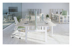 Apex Kompa Back to Back Height Adjustable Desks, in an office