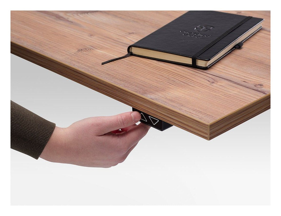 Apex Runda Height Adjustable Desk, in an office