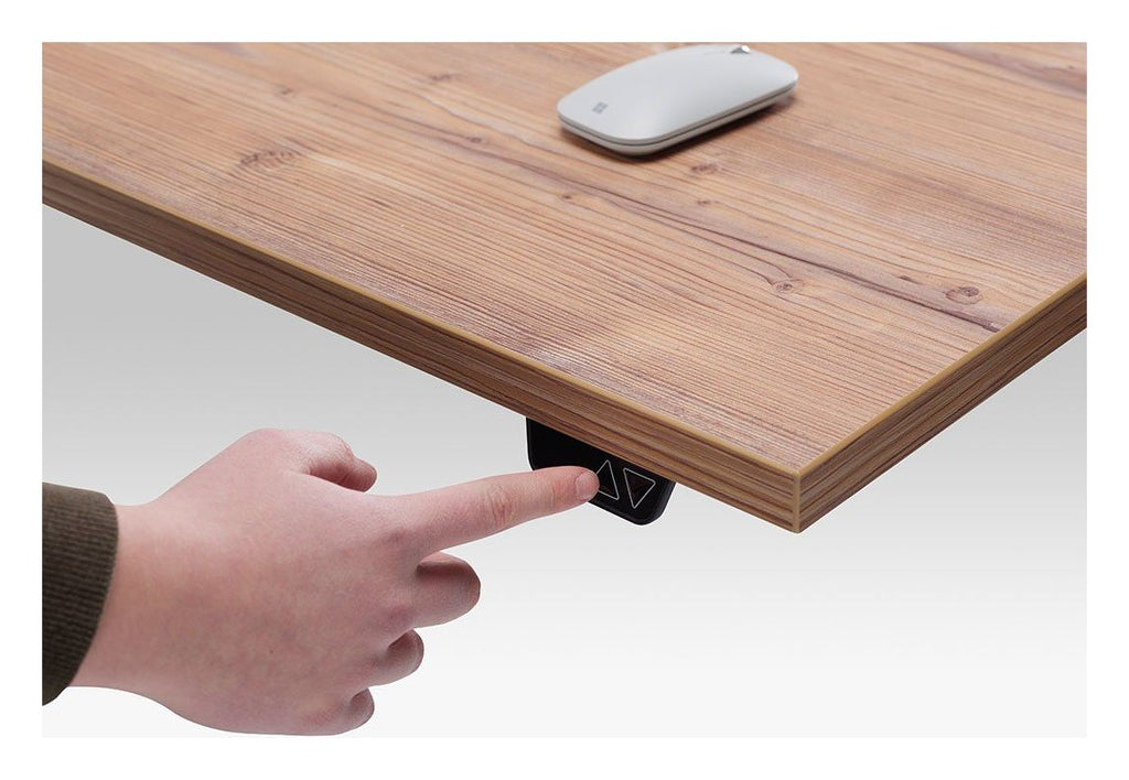 Apex Runda Height Adjustable Desk, in an office