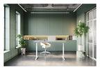 Apex Rusa Height Adjustable Desk, in an office