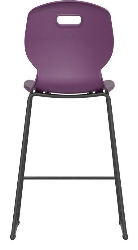 Arc High Chair in grape from the back