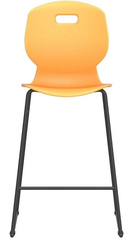 Arc High Chair in marigold from the front
