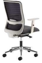 Arcade Mesh Operator Chair in grey from the back