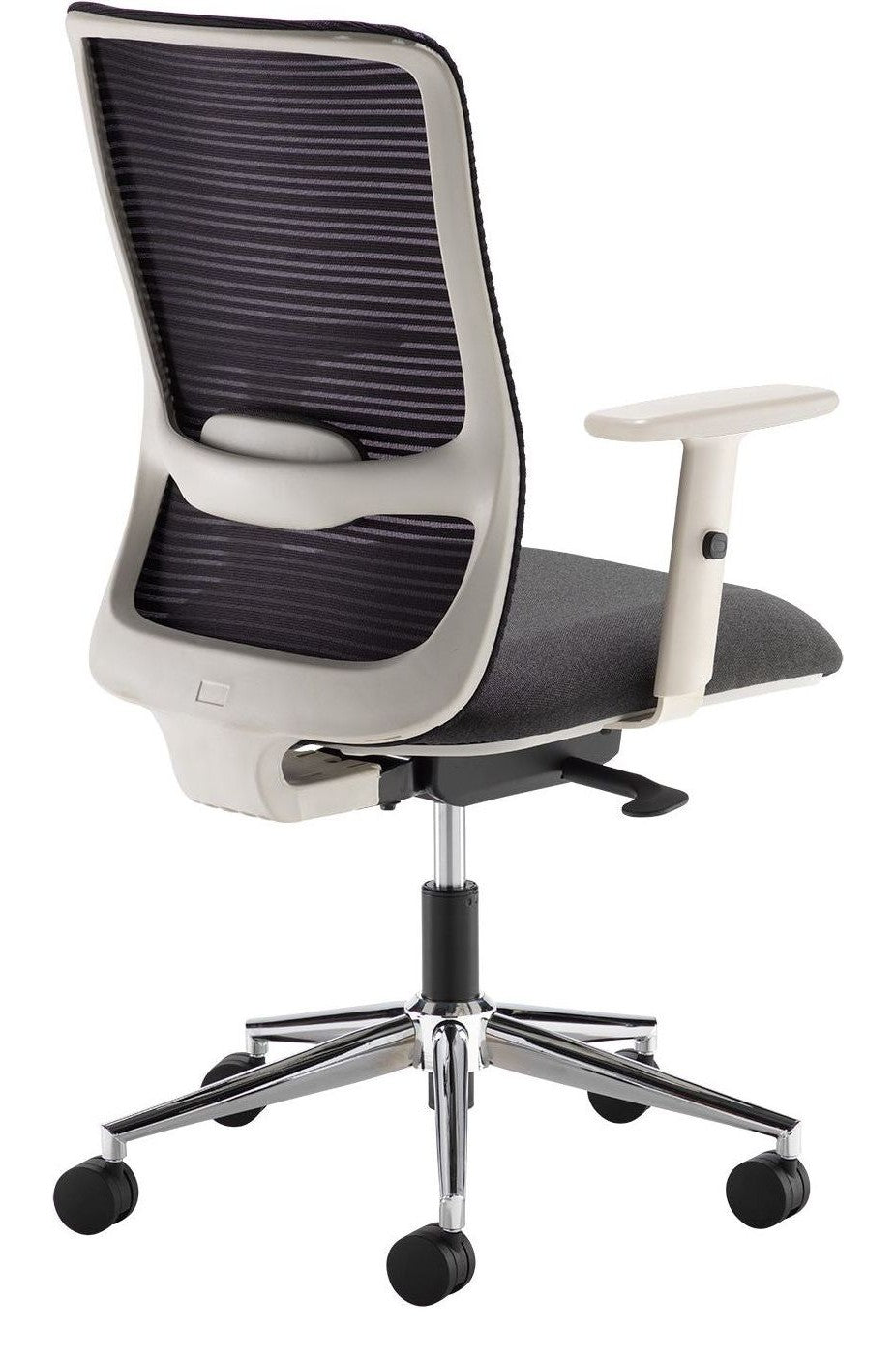 Arcade Mesh Operator Chair in grey from the back
