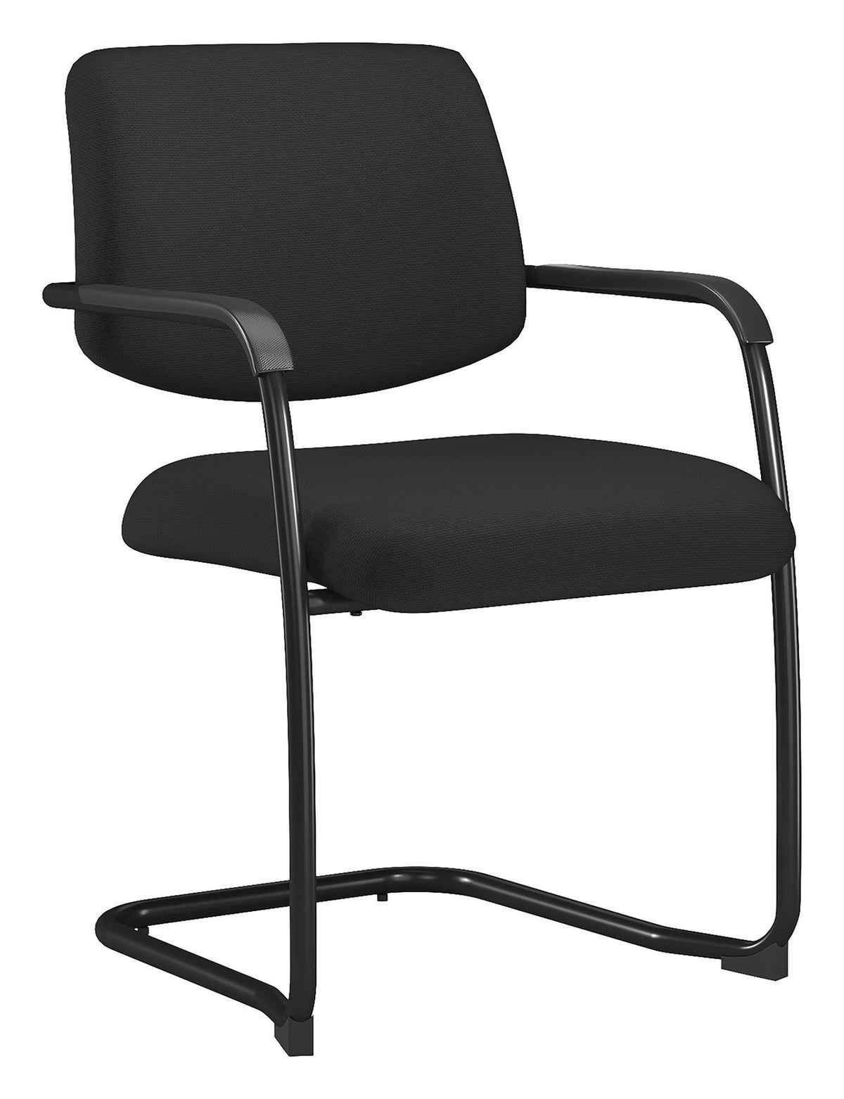 Aria Stacking Boardroom Chair in black
