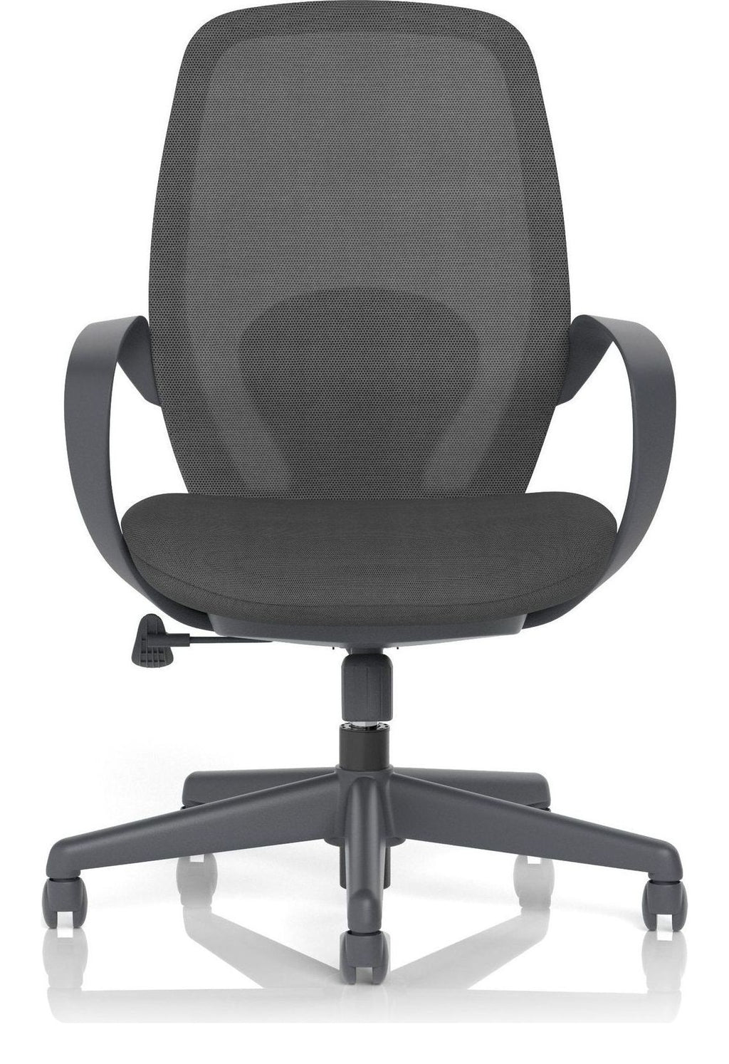 Ariel Mesh Task Operator Chair, black, another view 1