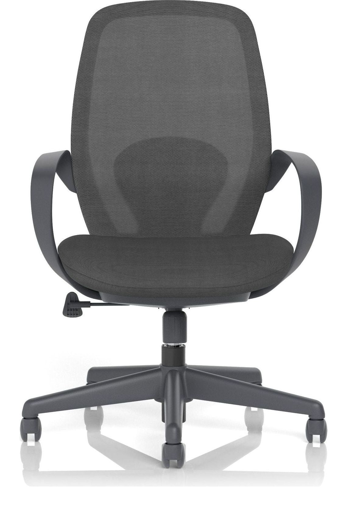 Ariel Mesh Task Operator Chair, black, another view 1