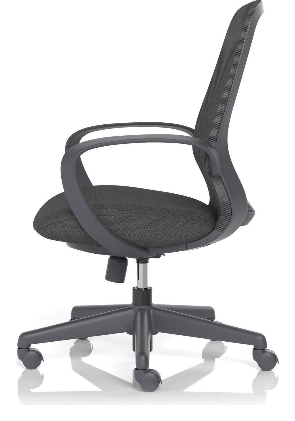 Ariel Mesh Task Operator Chair, black, another view 3