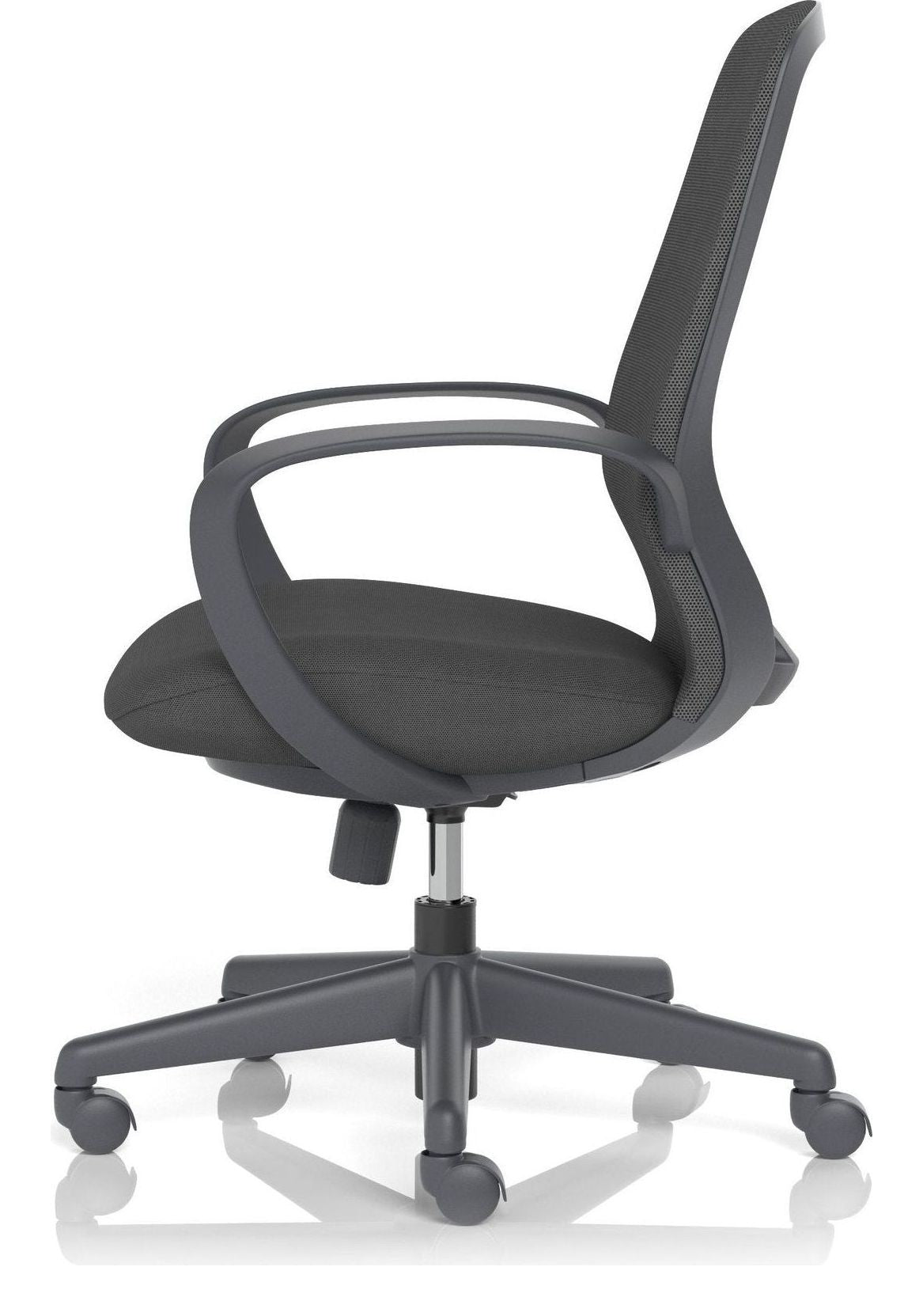 Ariel Mesh Task Operator Chair, black, another view 3