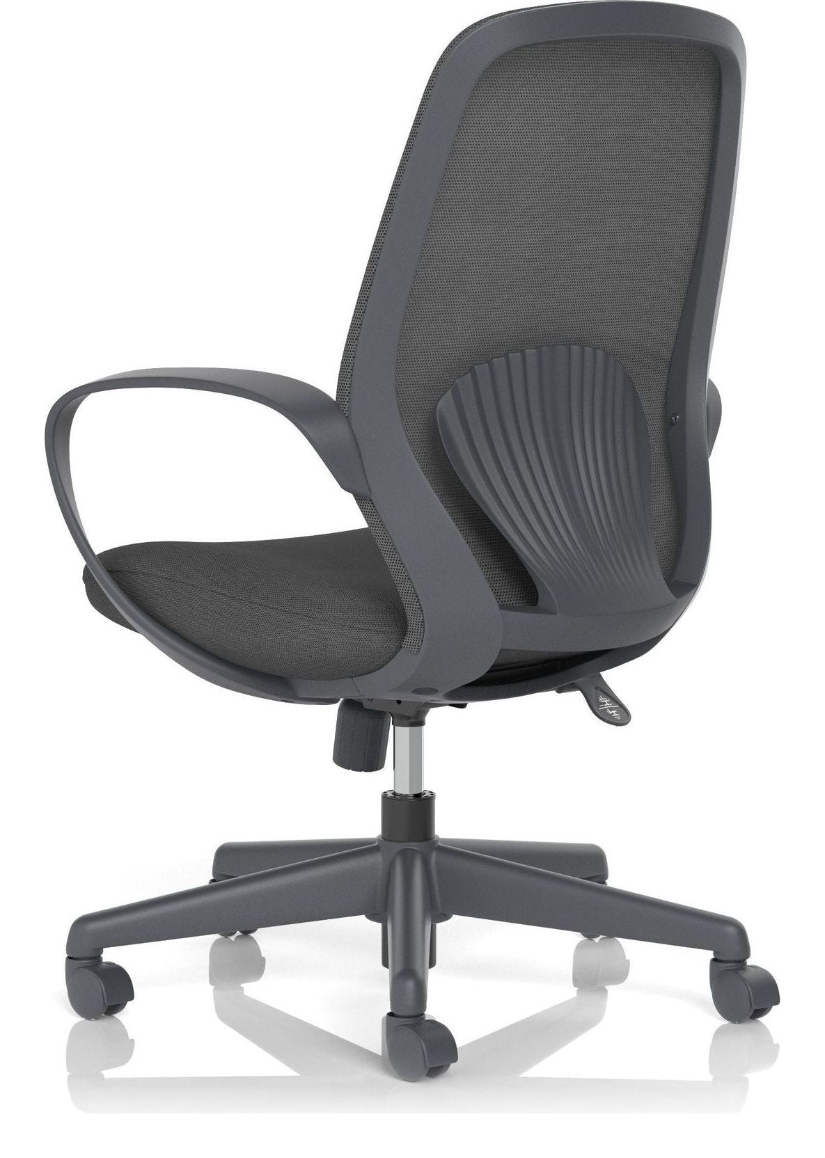 Ariel Mesh Task Operator Chair, black, another view 4
