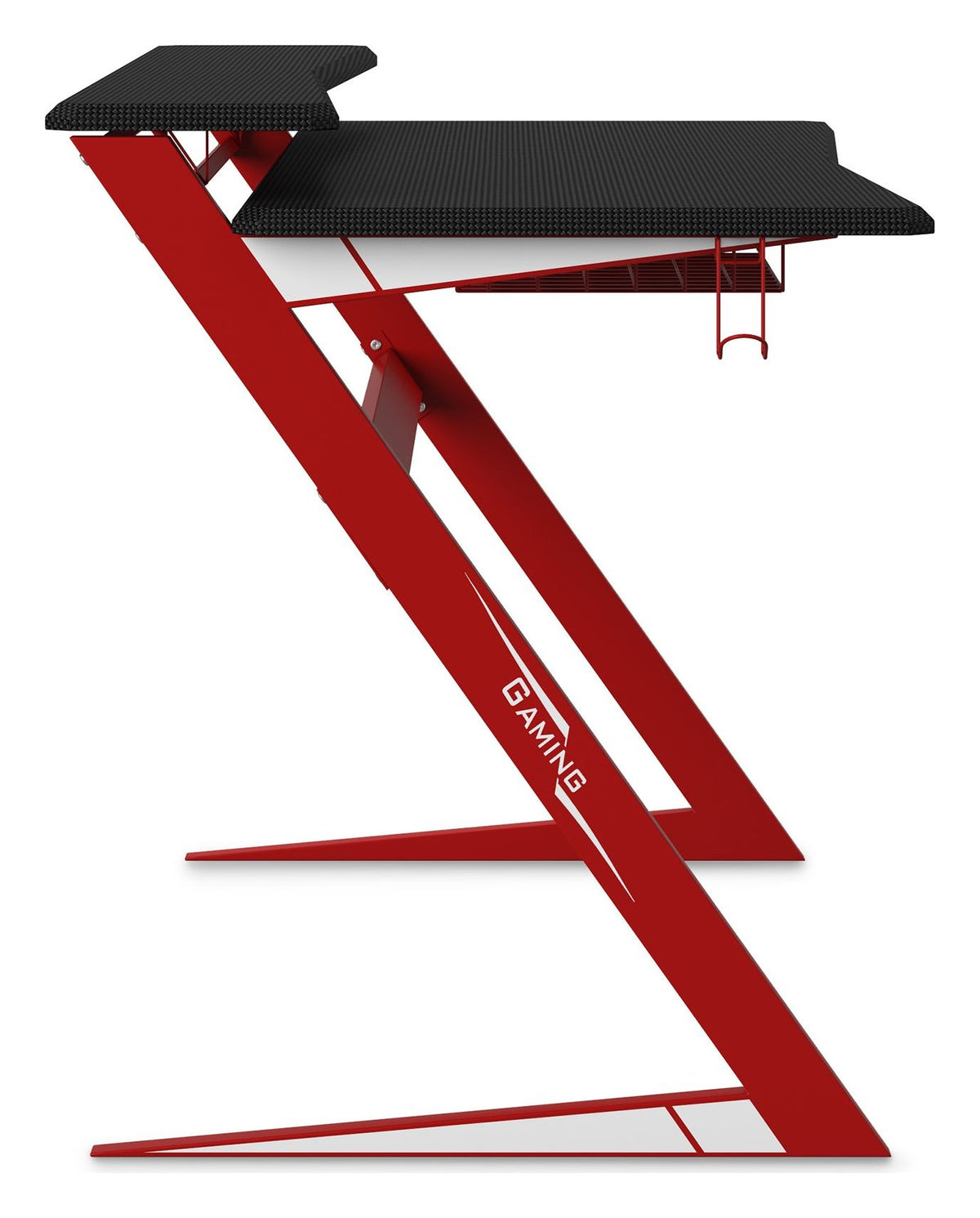Aries Gaming Desk Carbon Fibre Effect Top, view 4