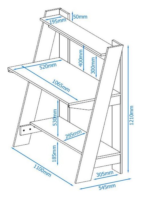 Arizona Trestle Style Office Desk, view 2