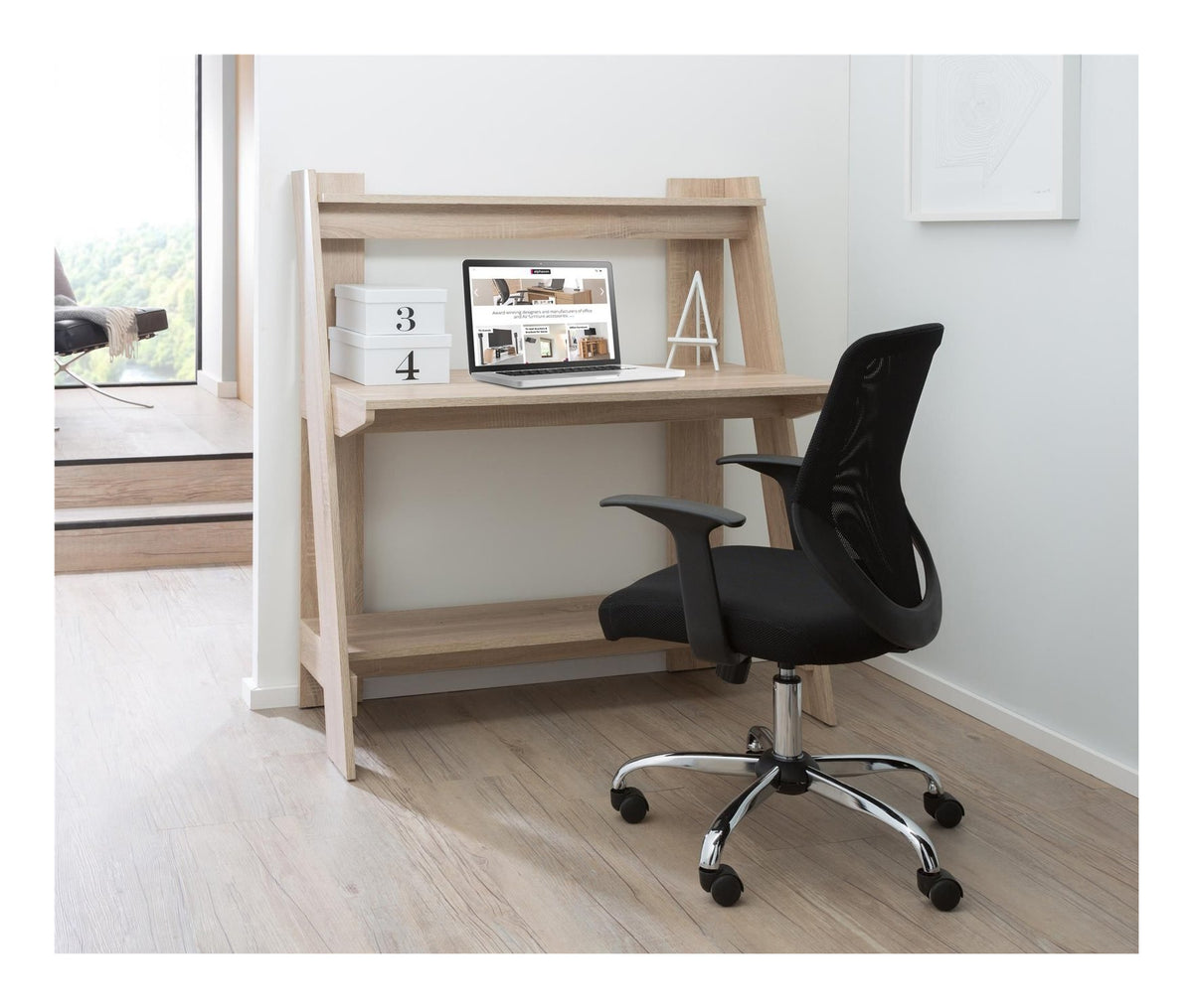 Arizona Trestle Style Office Desk, view 3