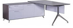 Arlo Nero Executive Desk with Return
