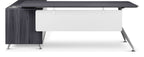 Arlo Nero Executive Desk with Return