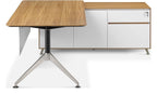 Arlo Nero Executive Desk with Return