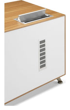 Arlo Nero Executive Desk with Return