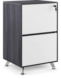 Arlo Nero Two Drawer Filing Cabinet