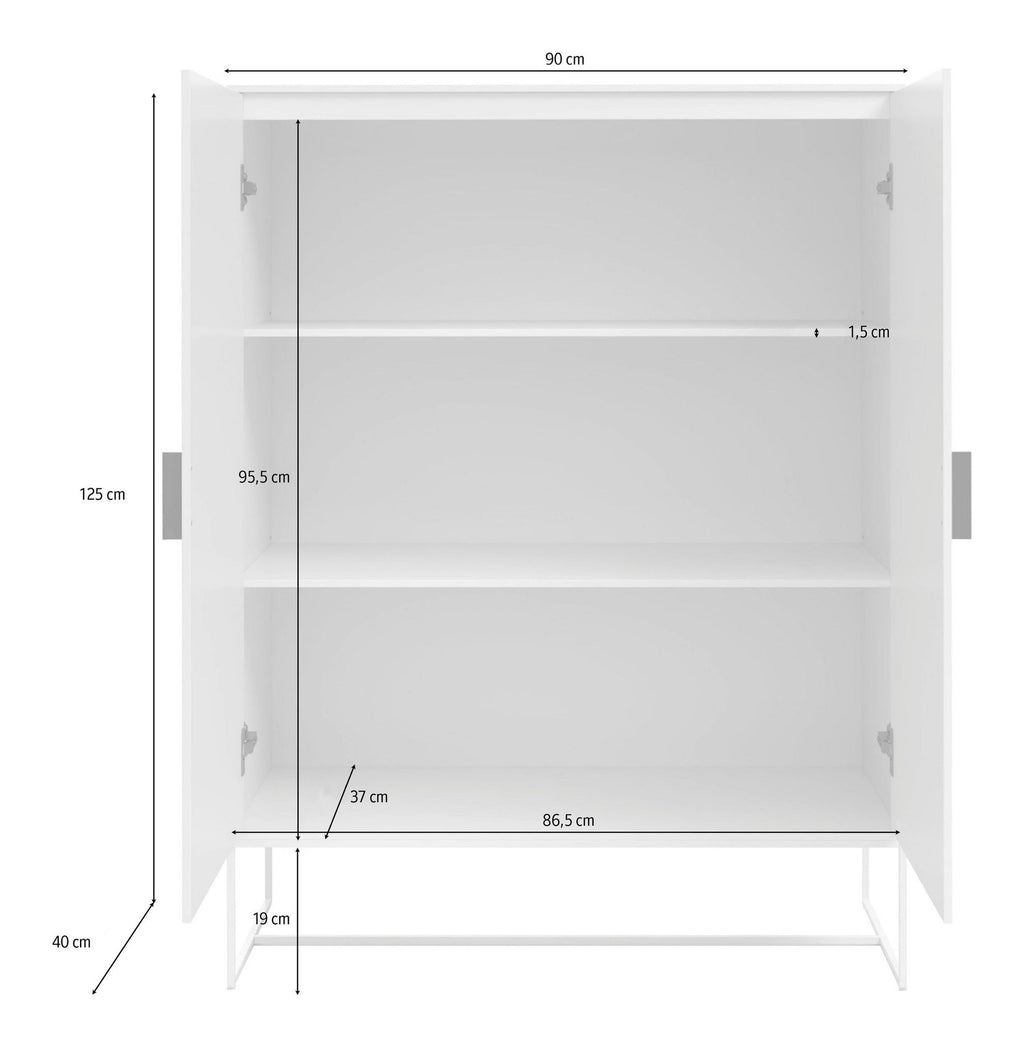 Asia Cabinet 2 Door, view 7