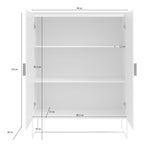 Asia Cabinet 2 Door, view 7