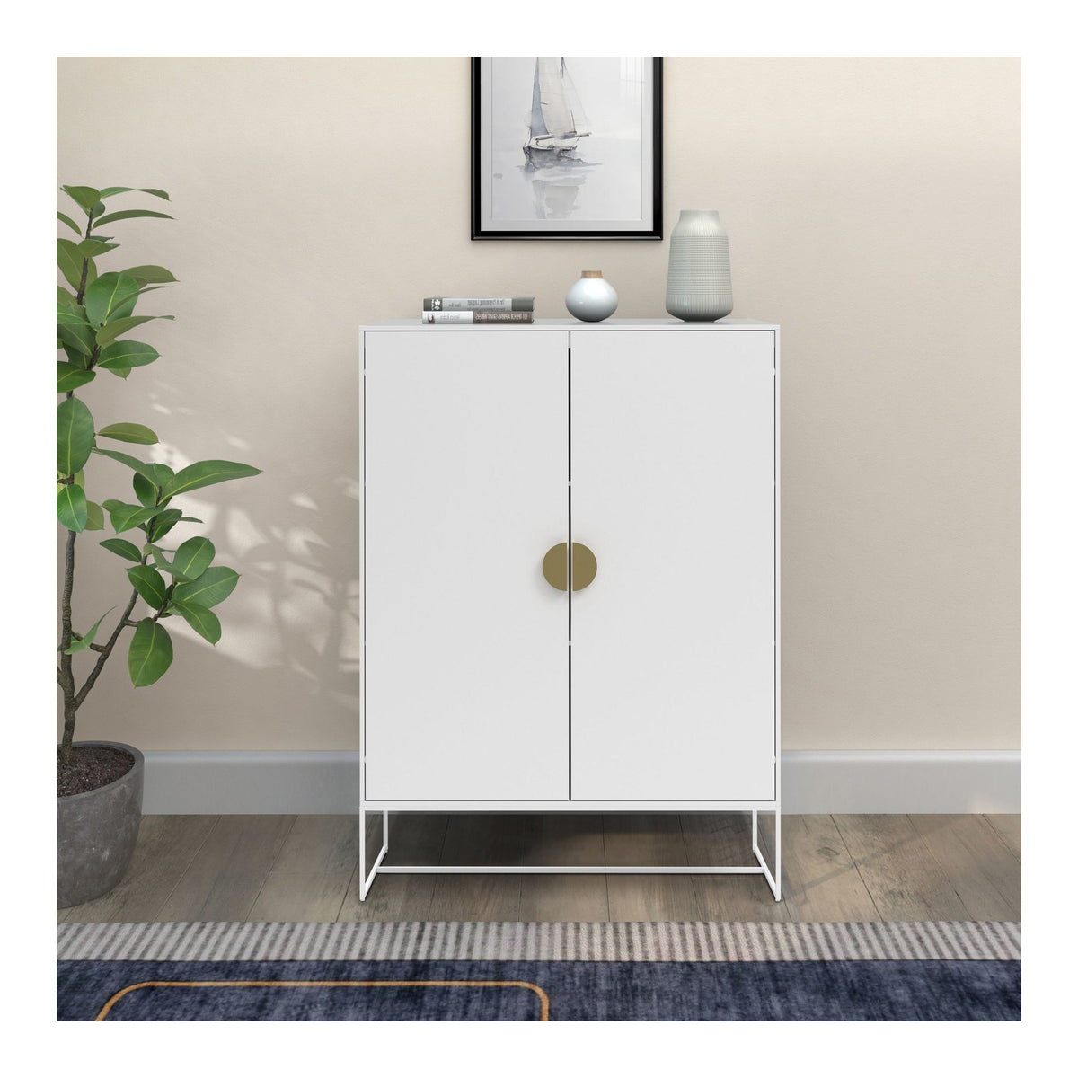 Asia Cabinet 2 Door, view 8