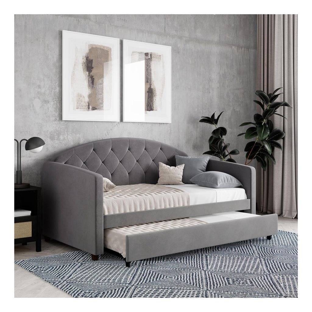 Aspen Daybed W/Trundle Velvet, view 2