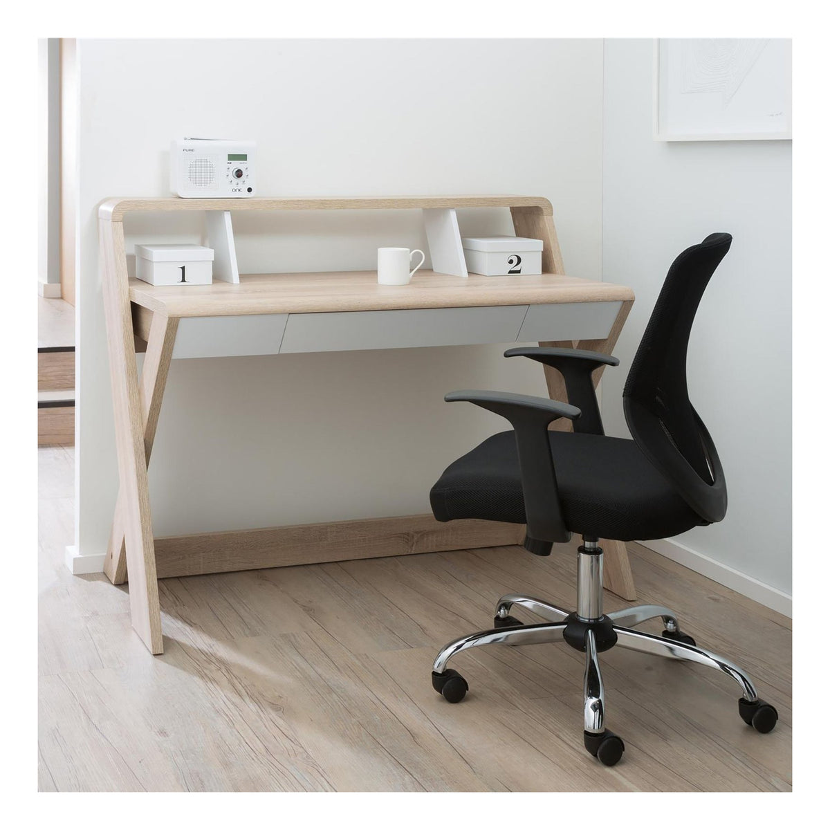 Aspen Trestle Style Office Desk, view 2