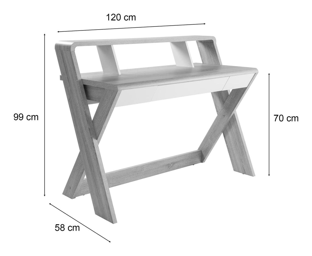 Aspen Trestle Style Office Desk, view 5