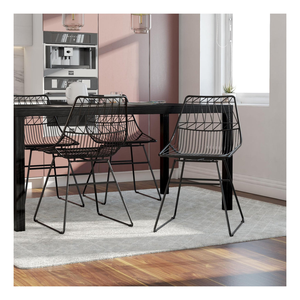 Astrid Wire Metal Dining Chair, view 11