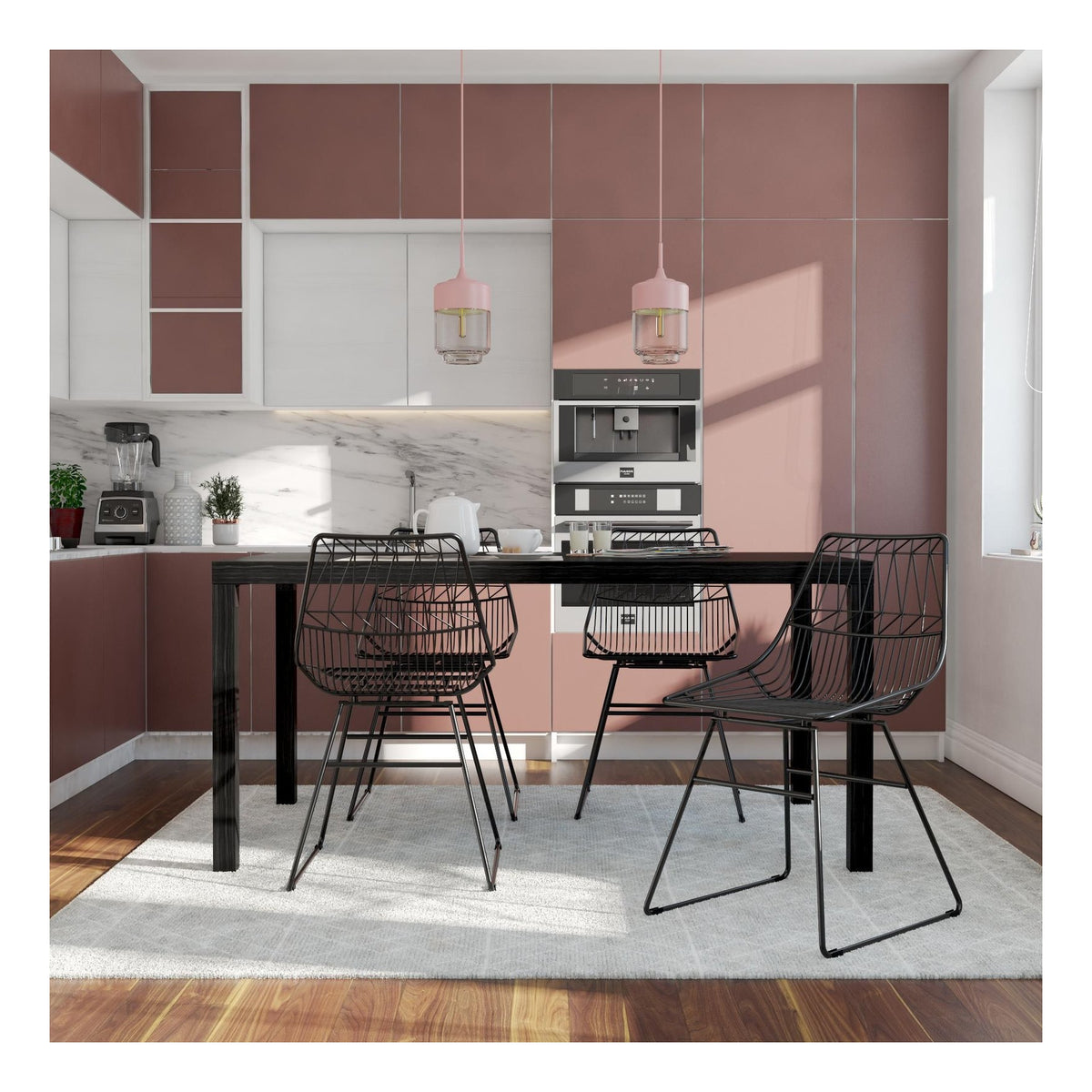 Astrid Wire Metal Dining Chair, view 2