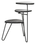 Athena Marble Effect Plant Stand, view 3