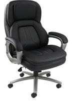 Atlas Heavy Duty Leather Executive Chair in black