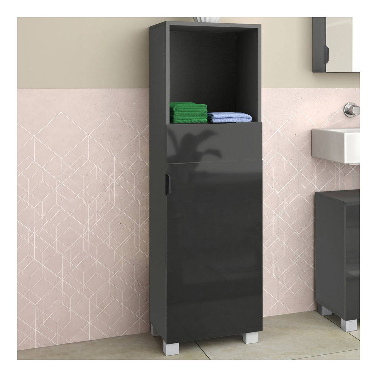 Atlas Midi Bathroom Cabinet