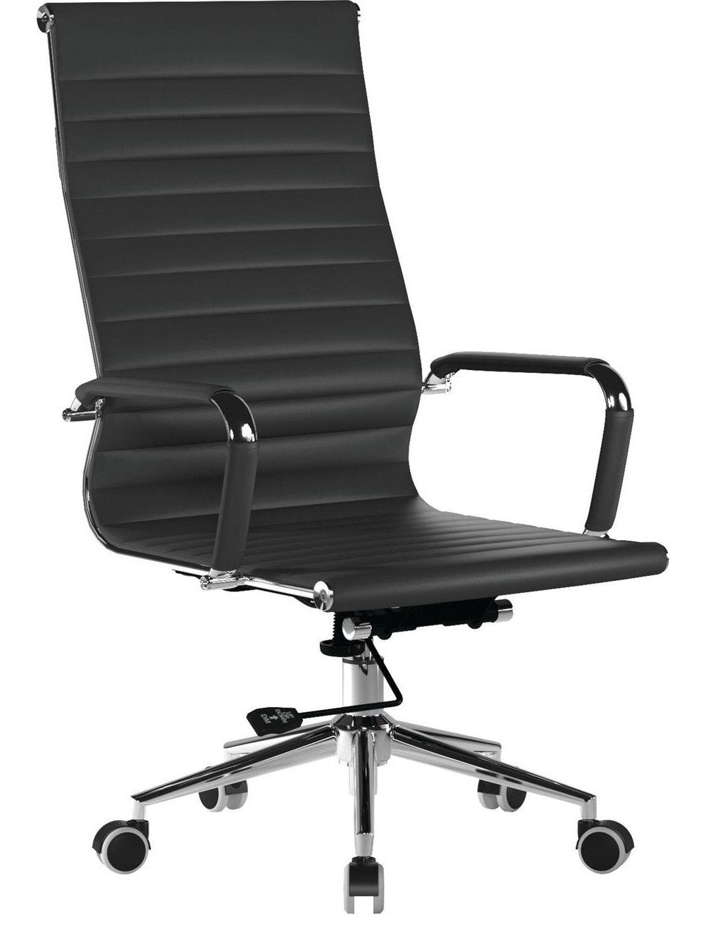 Aura High Back Leather Executive Chair in black