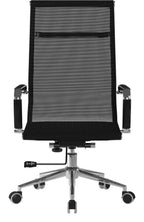 Aura High Back Mesh Executive Chair in black, view 3
