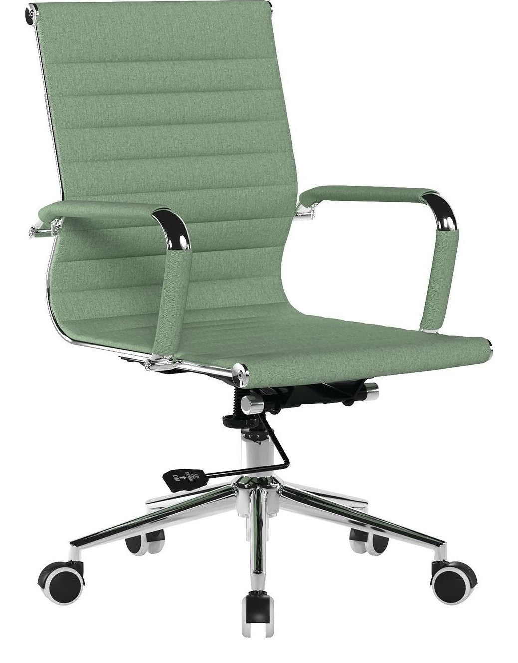 Aura Medium Back Fabric Executive Chair in green