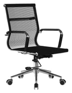 Aura Medium Back Mesh Executive Chair in black
