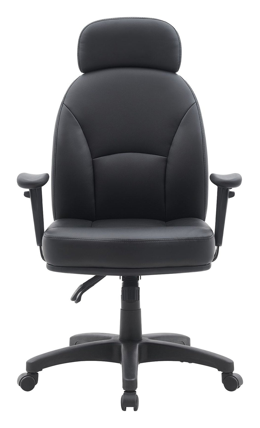 Avon 24 Hour High Back PU Operator Chair in black, view 3