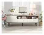 Avon Leather Handled TV Stand / Credenza, view 3